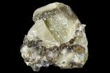 Yellow Calcite Crystal Cluster - Pakistan #121697-2